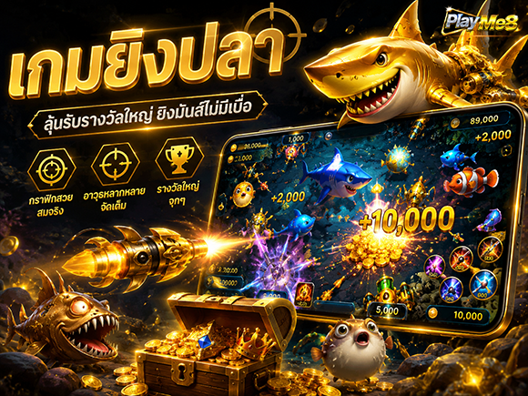 ยิงปลาออนไลน์ Playme8 Center